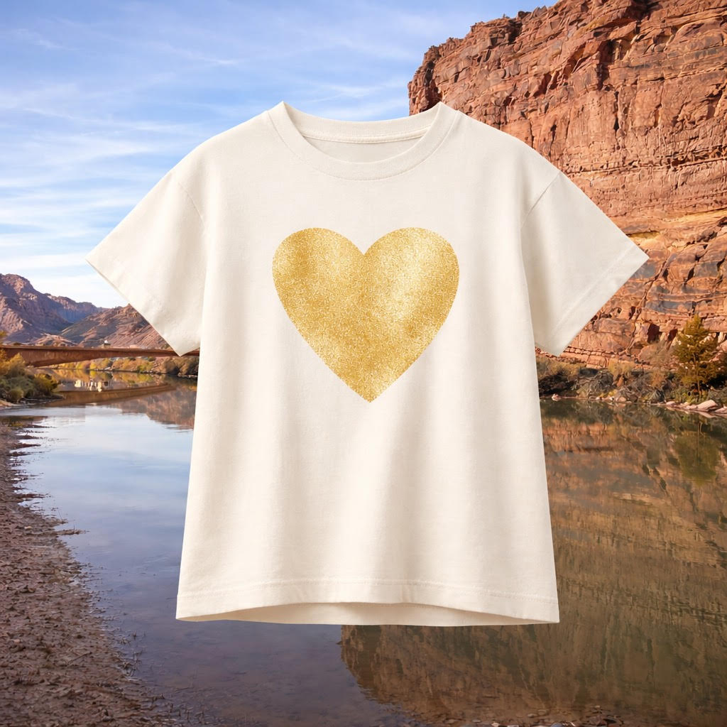 "HEART OF GOLD" TEE